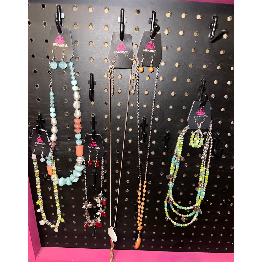 Paparazzi Jewelry Lot 6 Necklace Earring Sets Beaded Floral Tassel Statement New